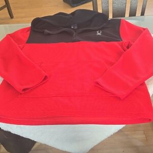 Spider Men's Hoodie Red and Black